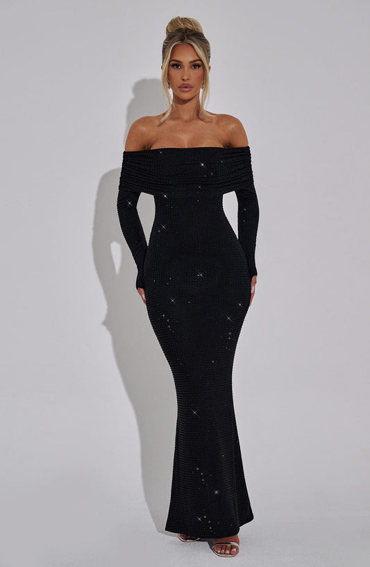 Vestido Maxi Chipre - Negro