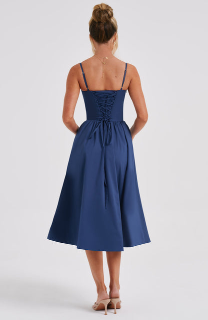 Vestido Midi Daisey - Marino