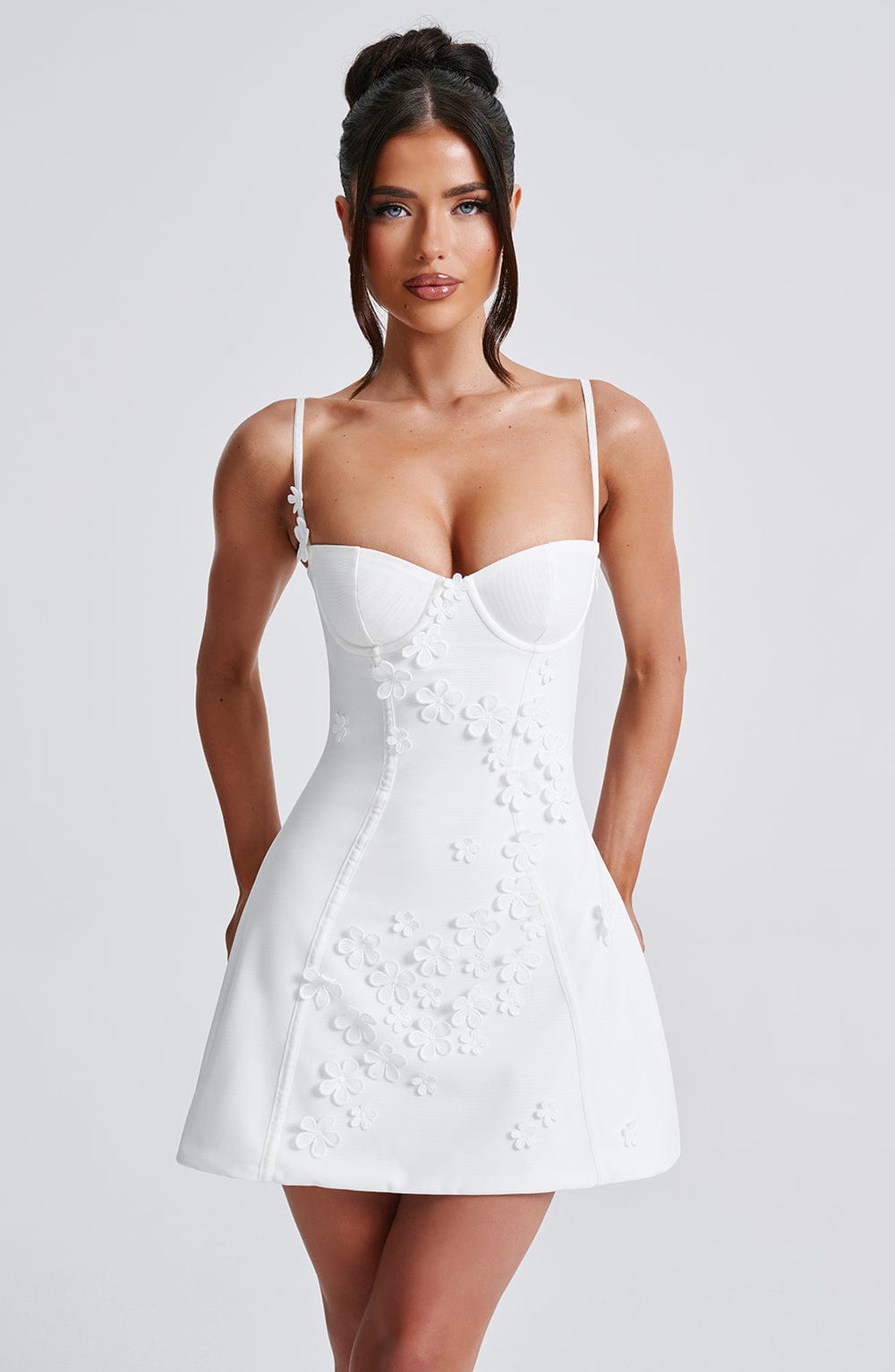 Vestido Mini Dalary - Marfil