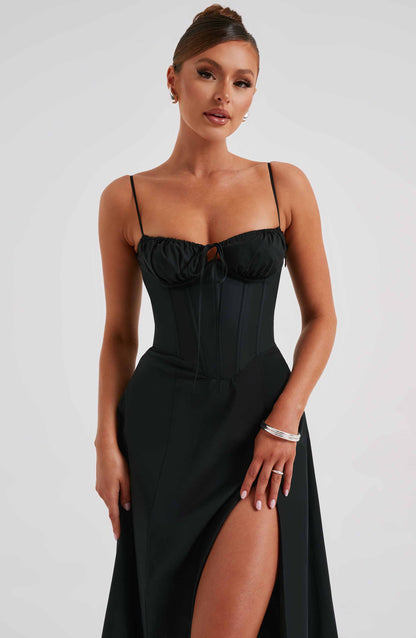 Vestido Midi Deanna - Negro