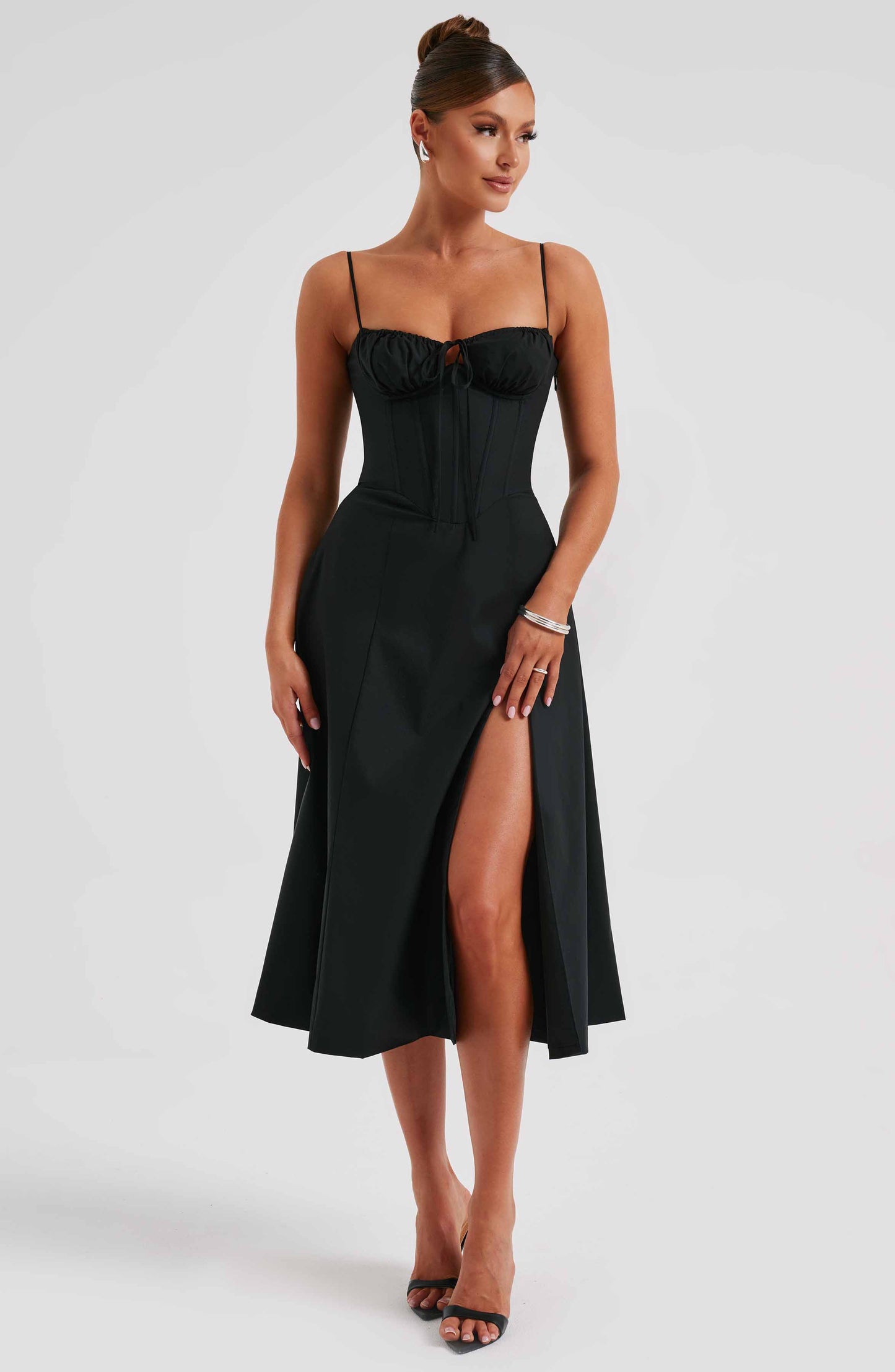 Vestido Midi Deanna - Negro