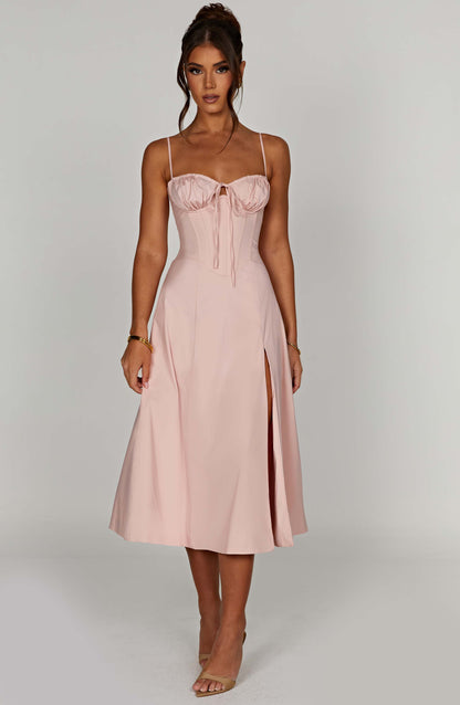 Vestido Midi Deanna - Rosa
