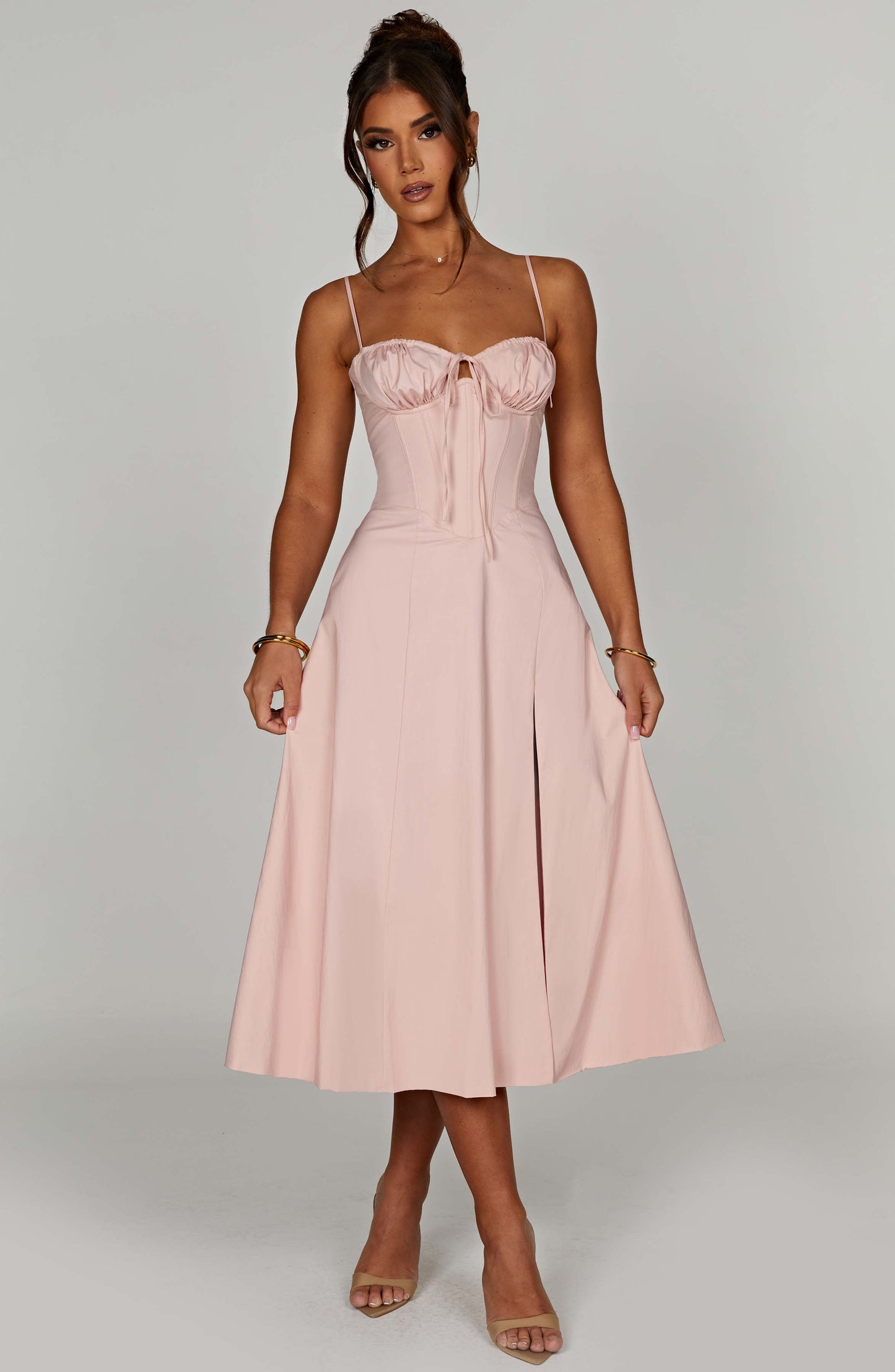 Vestido Midi Deanna - Rosa