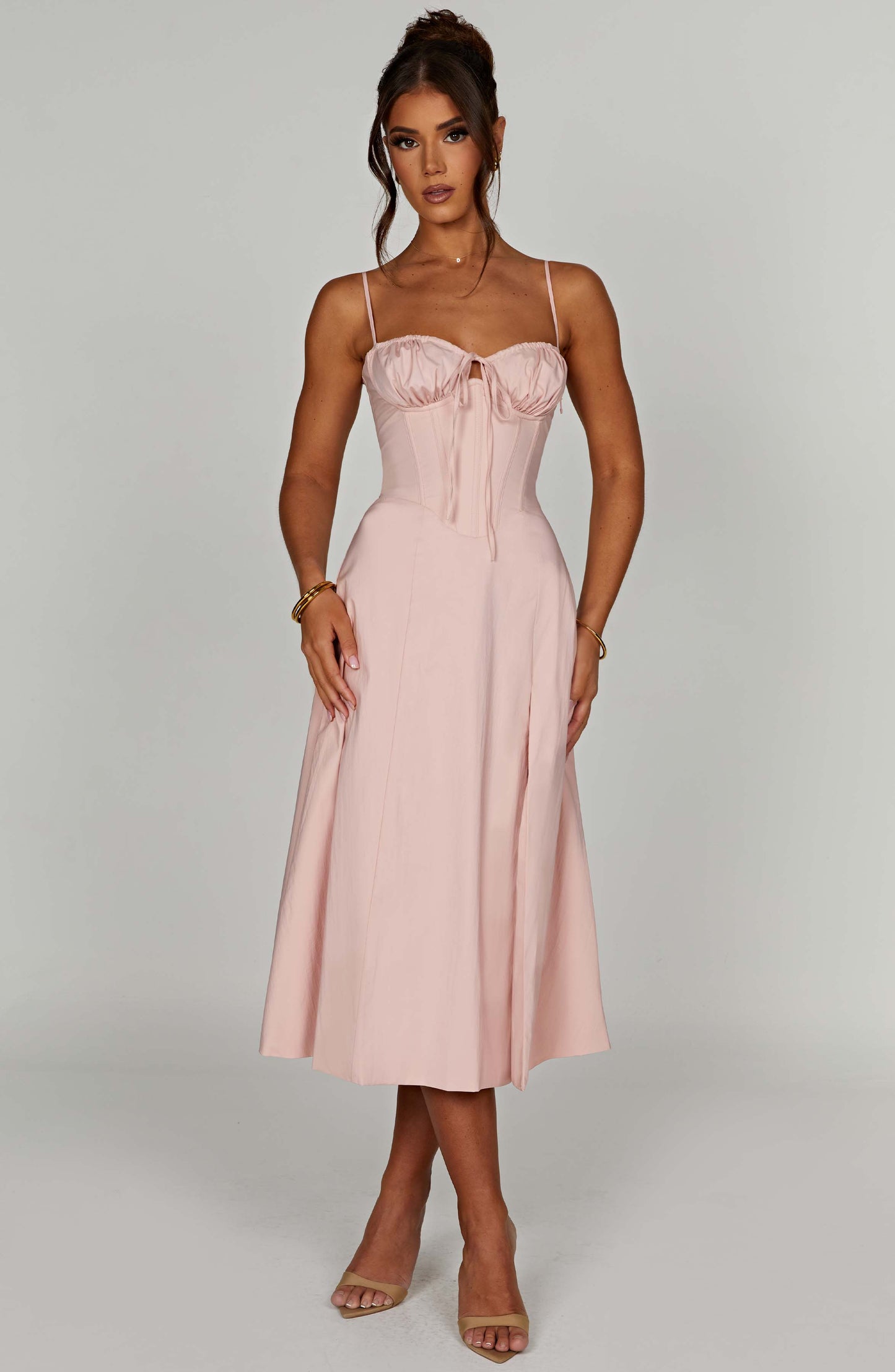 Vestido Midi Deanna - Rosa