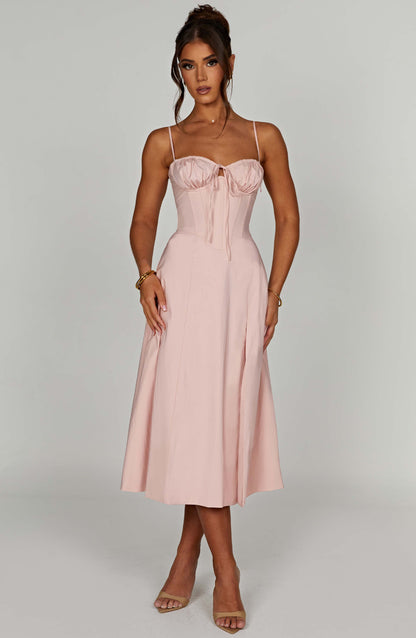 Vestido Midi Deanna - Rosa