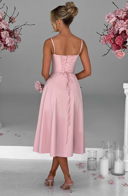 Vestido Midi Deanna - Rosa