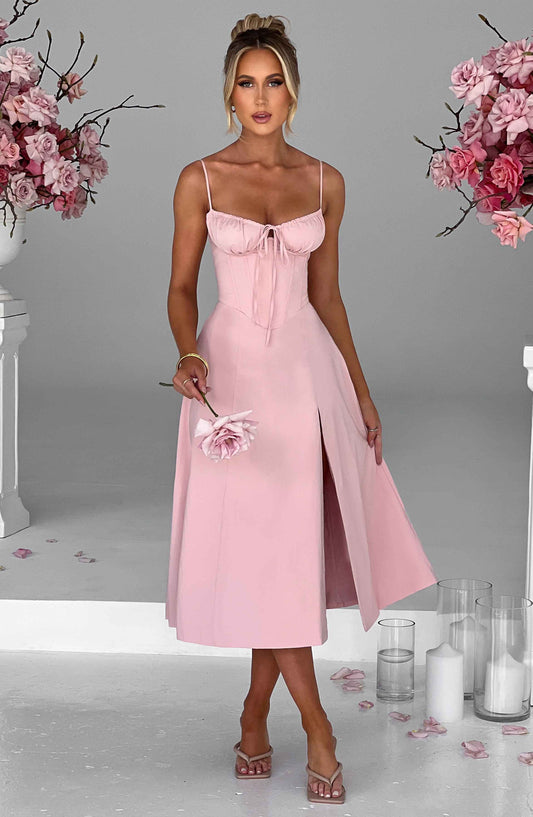 Vestido Midi Deanna - Rosa