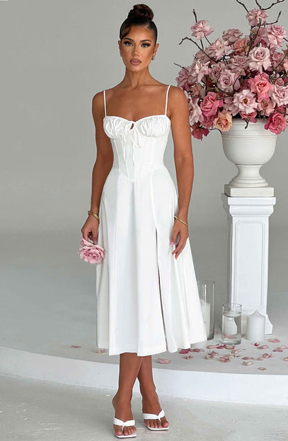 Vestido Midi Deanna - Marfil