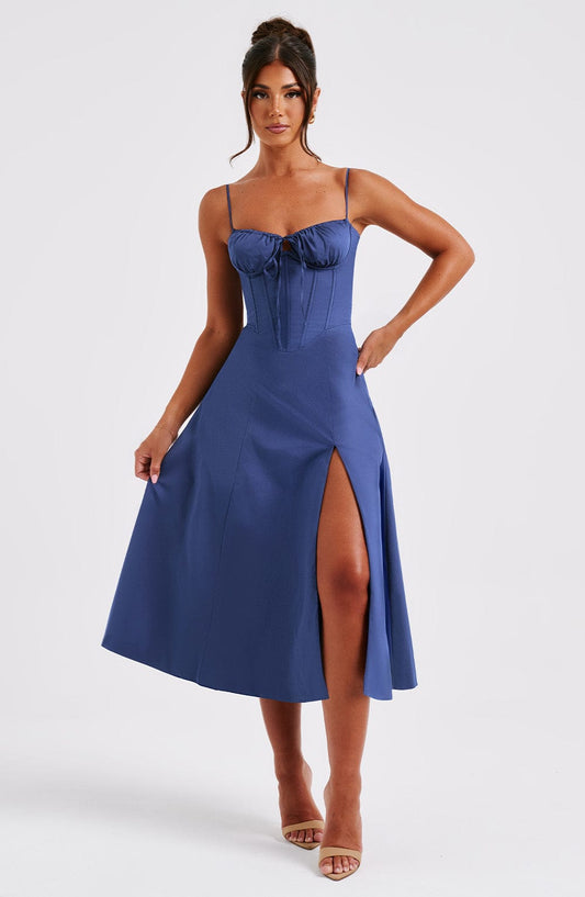 Vestido Midi Deanna - Marino