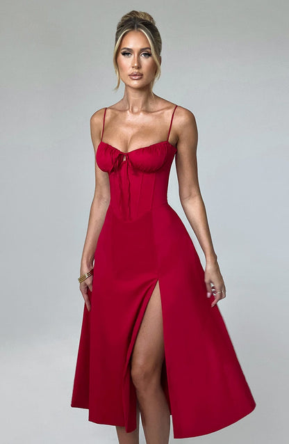 Vestido Midi Deanna - Rojo
