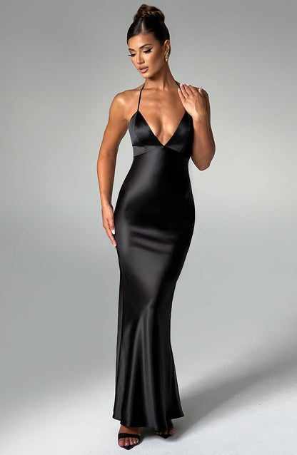 Vestido Maxi Delphine - Negro