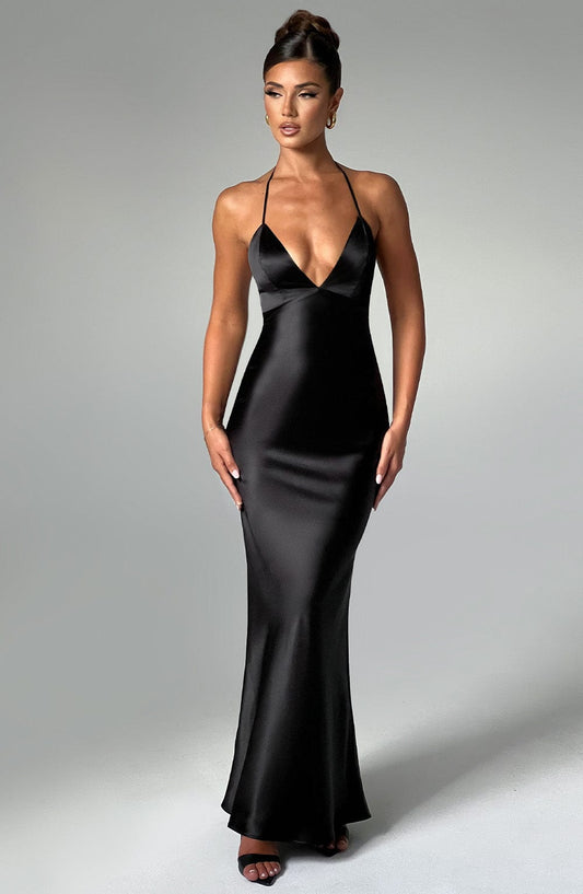 Vestido Maxi Delphine - Negro