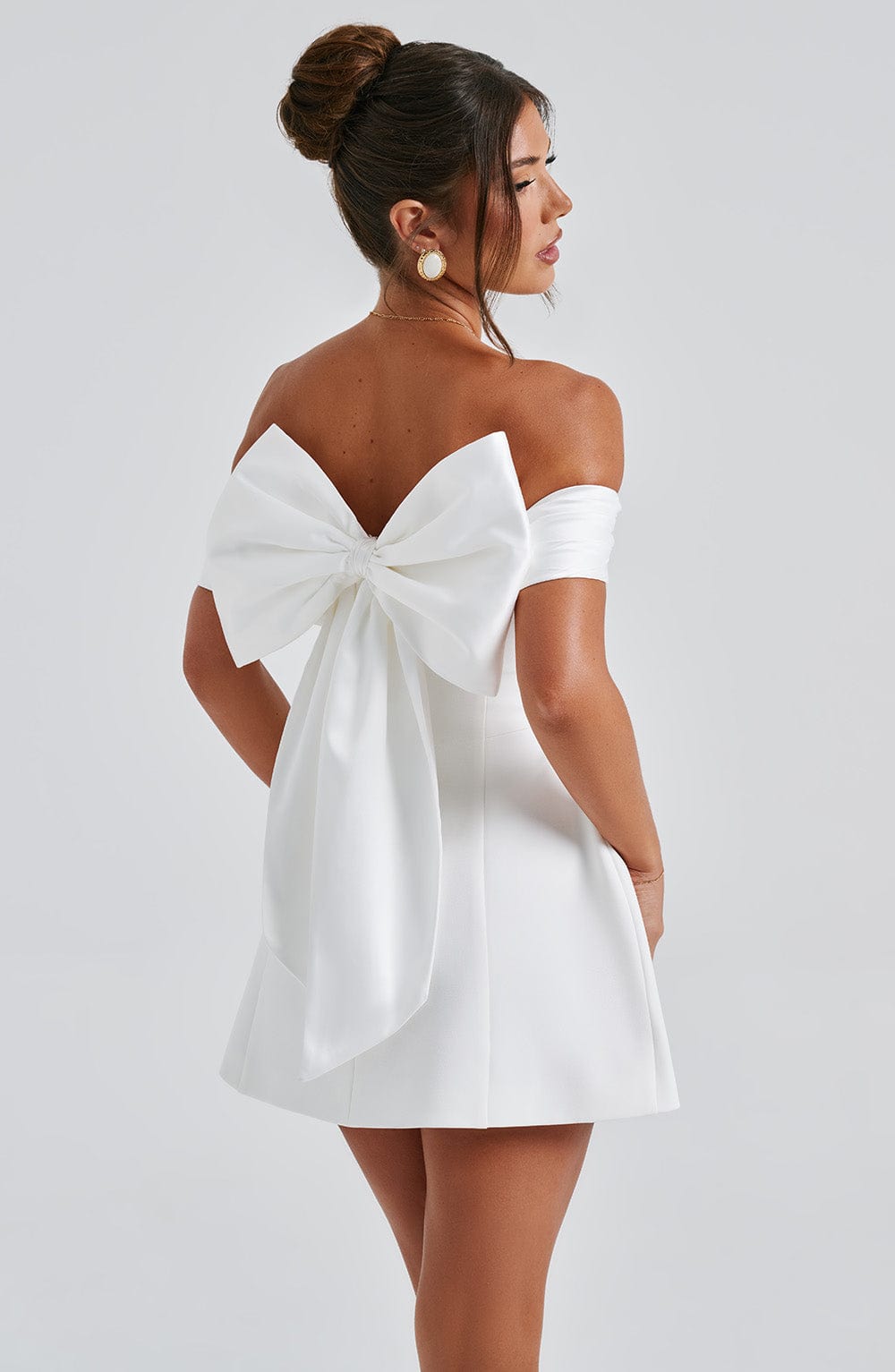 Vestido Mini Delta - Marfil