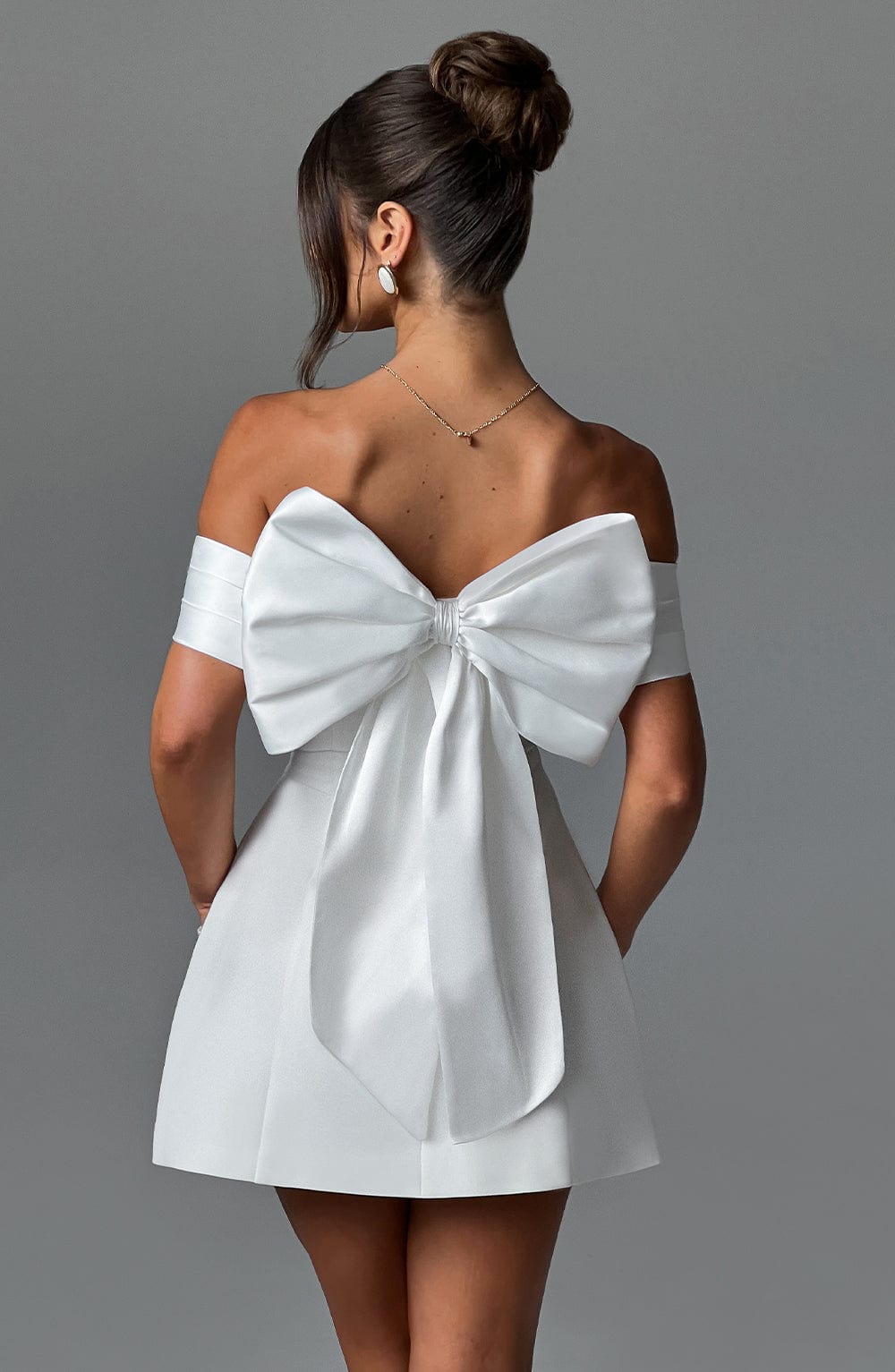 Vestido Mini Delta - Marfil