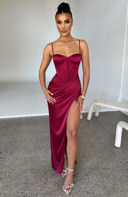 Vestido Maxi Despina - Vino