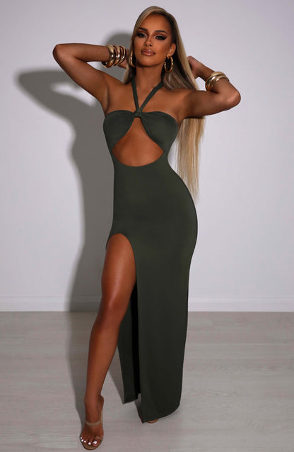 Vestido Maxi Destiny - Caqui