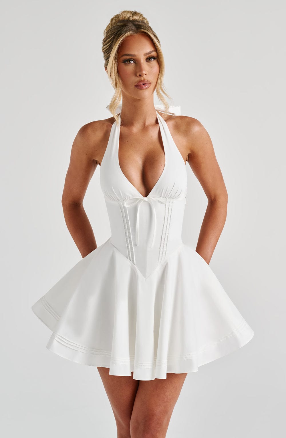 Vestido Mini Doris - Marfil