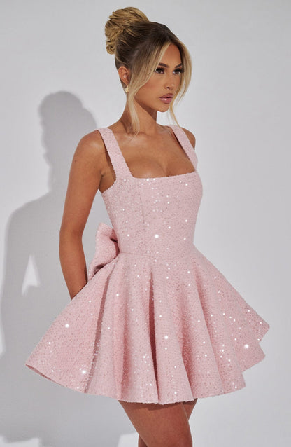 Vestido Mini Dorothy - Rosa Claro
