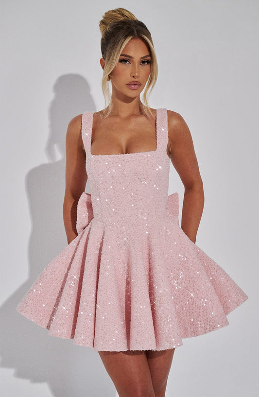 Vestido Mini Dorothy - Rosa Claro