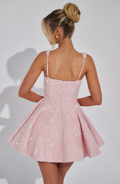 Vestido Mini Dorothy - Rosa Claro