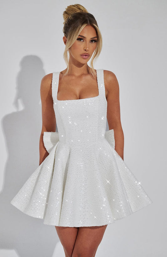 Vestido Mini Dorothy - Marfil