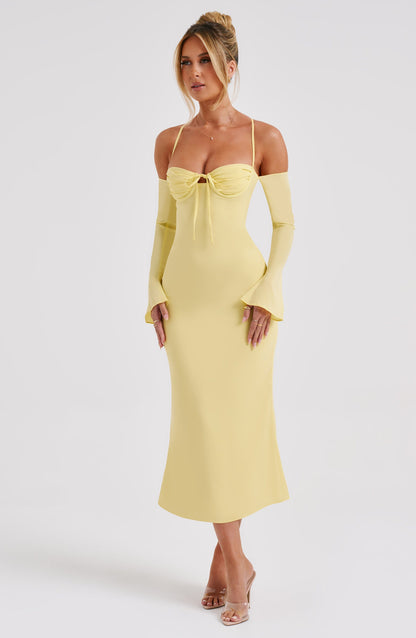 Vestido Midi Dulce - Limón