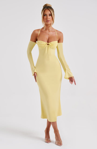 Vestido Midi Dulce - Limón