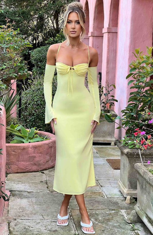 Vestido Midi Dulce - Limón