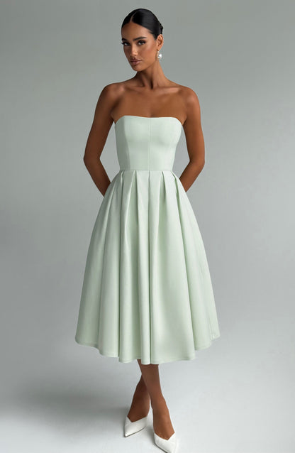 Vestido Midi Edith - Menta