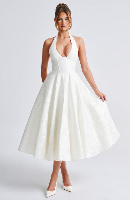 Vestido Midi Effie - Marfil