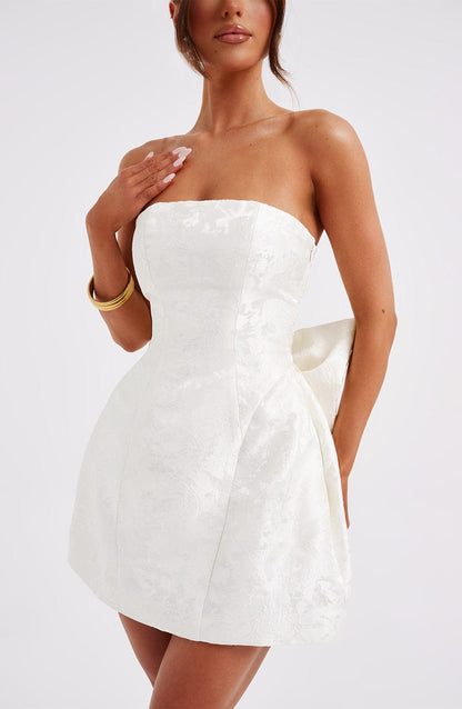 Vestido Mini Elenora - Marfil