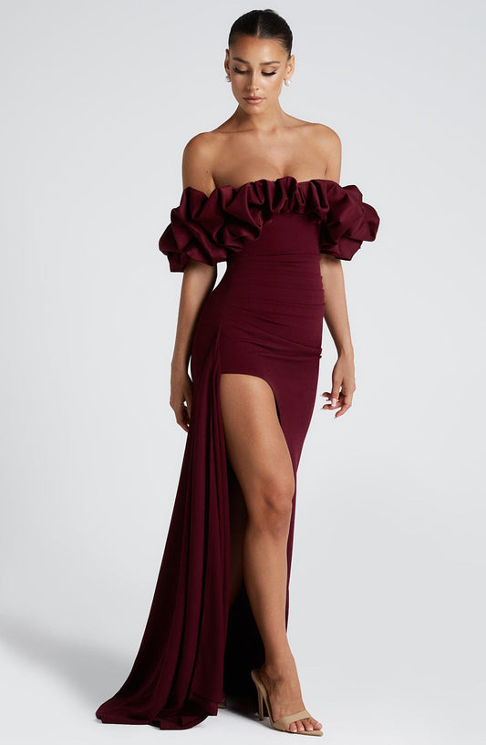 Vestido Maxi Elsie - Laca Cherry