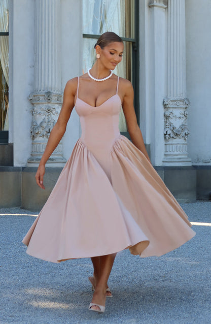 Vestido Midi Emerson - Arcilla