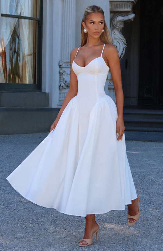 Vestido Midi Emerson - Marfil