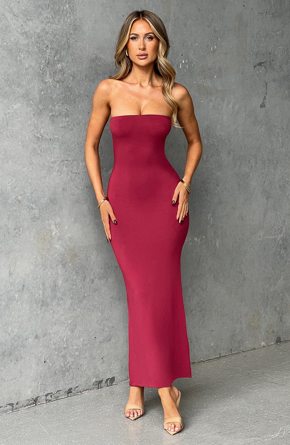Vestido Midi Emery - Cereza