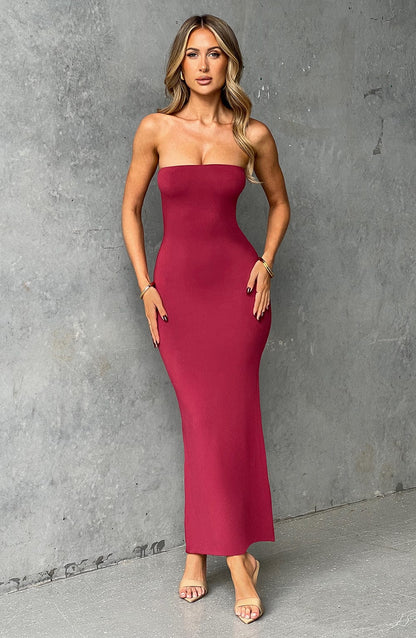 Vestido Midi Emery - Cereza