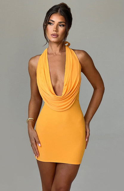 Vestido Mini Fallon - Mandarina