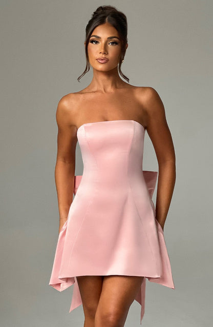 Vestido Mini Freja - Rosa claro