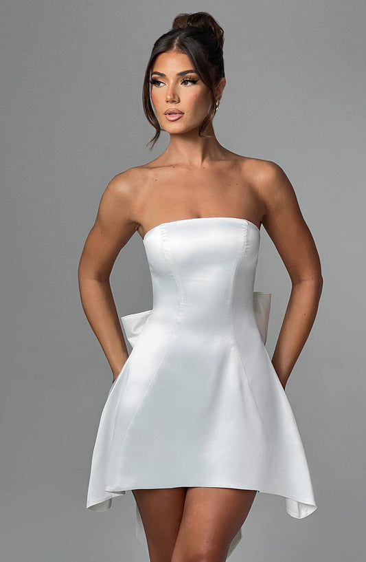 Vestido Mini Freja - Marfil