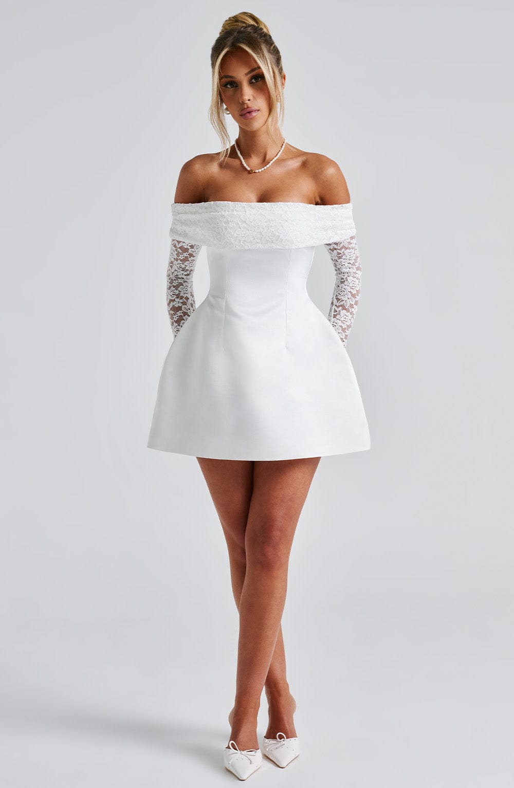 Vestido Mini Georgianna - Marfil
