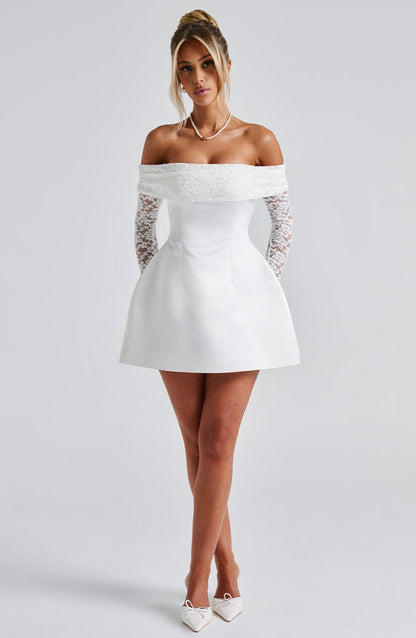 Vestido Mini Georgianna - Marfil
