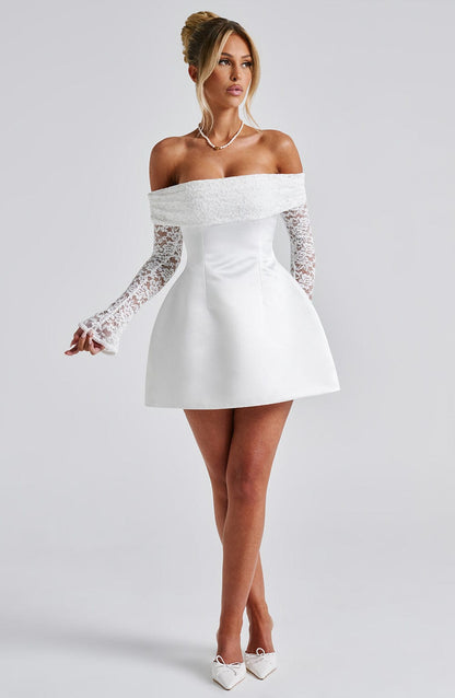 Vestido Mini Georgianna - Marfil