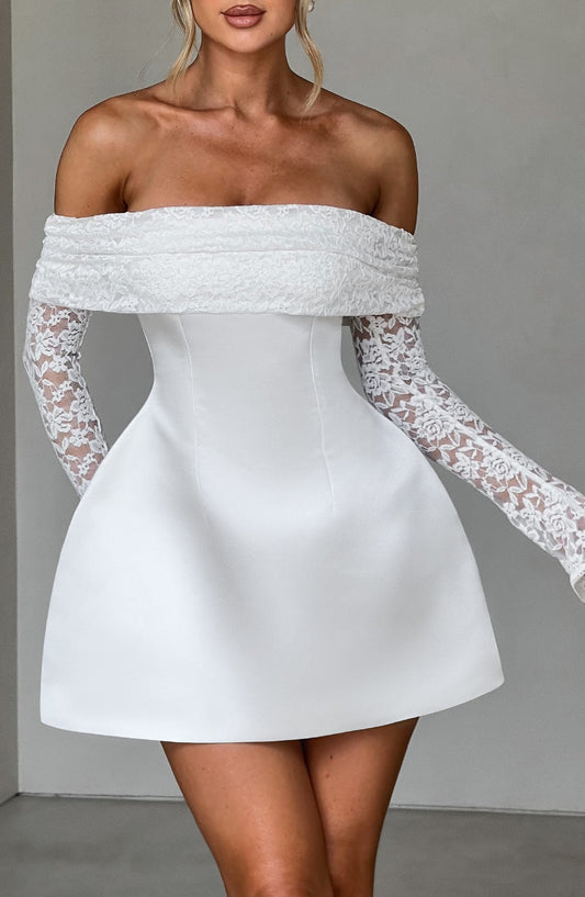 Vestido Mini Georgianna - Marfil