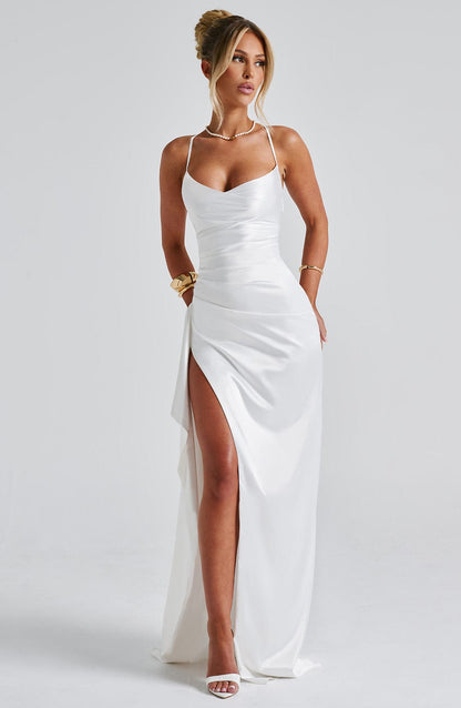 Vestido Maxi Helen - Marfil