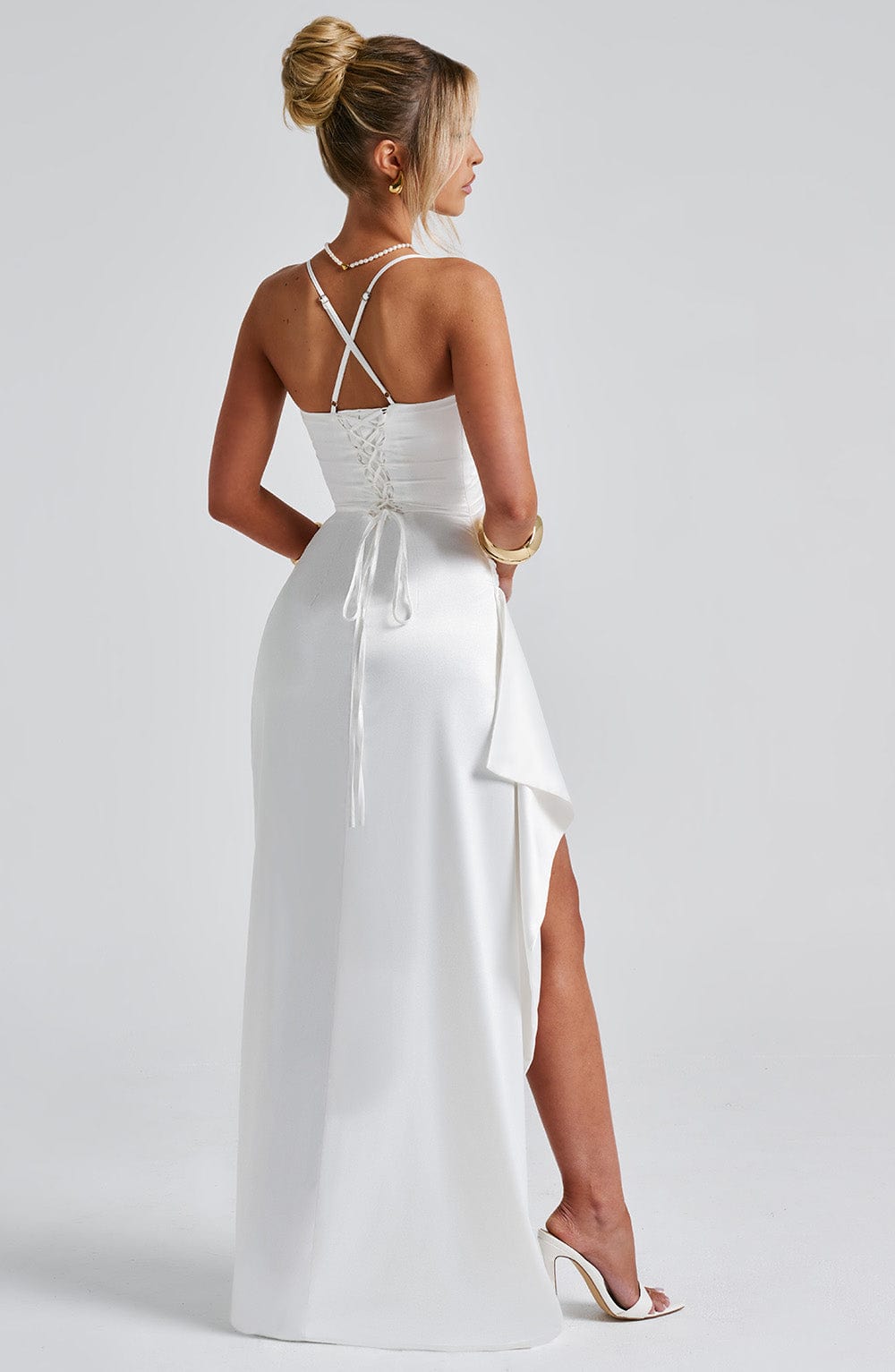 Vestido Maxi Helen - Marfil