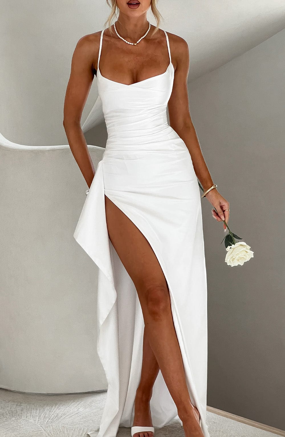 Vestido Maxi Helen - Marfil