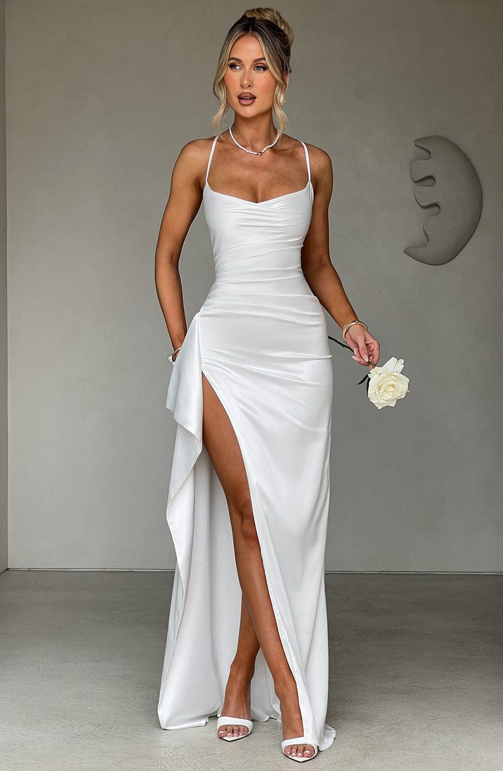 Vestido Maxi Helen - Marfil