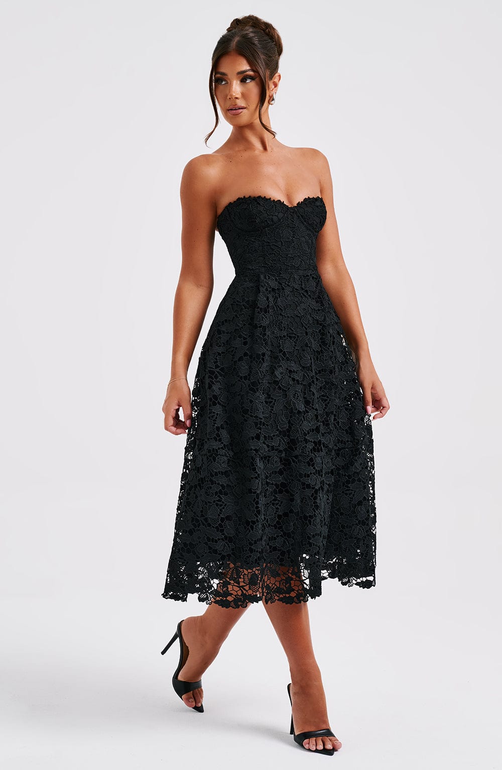 Vestido Midi Ishani - Negro