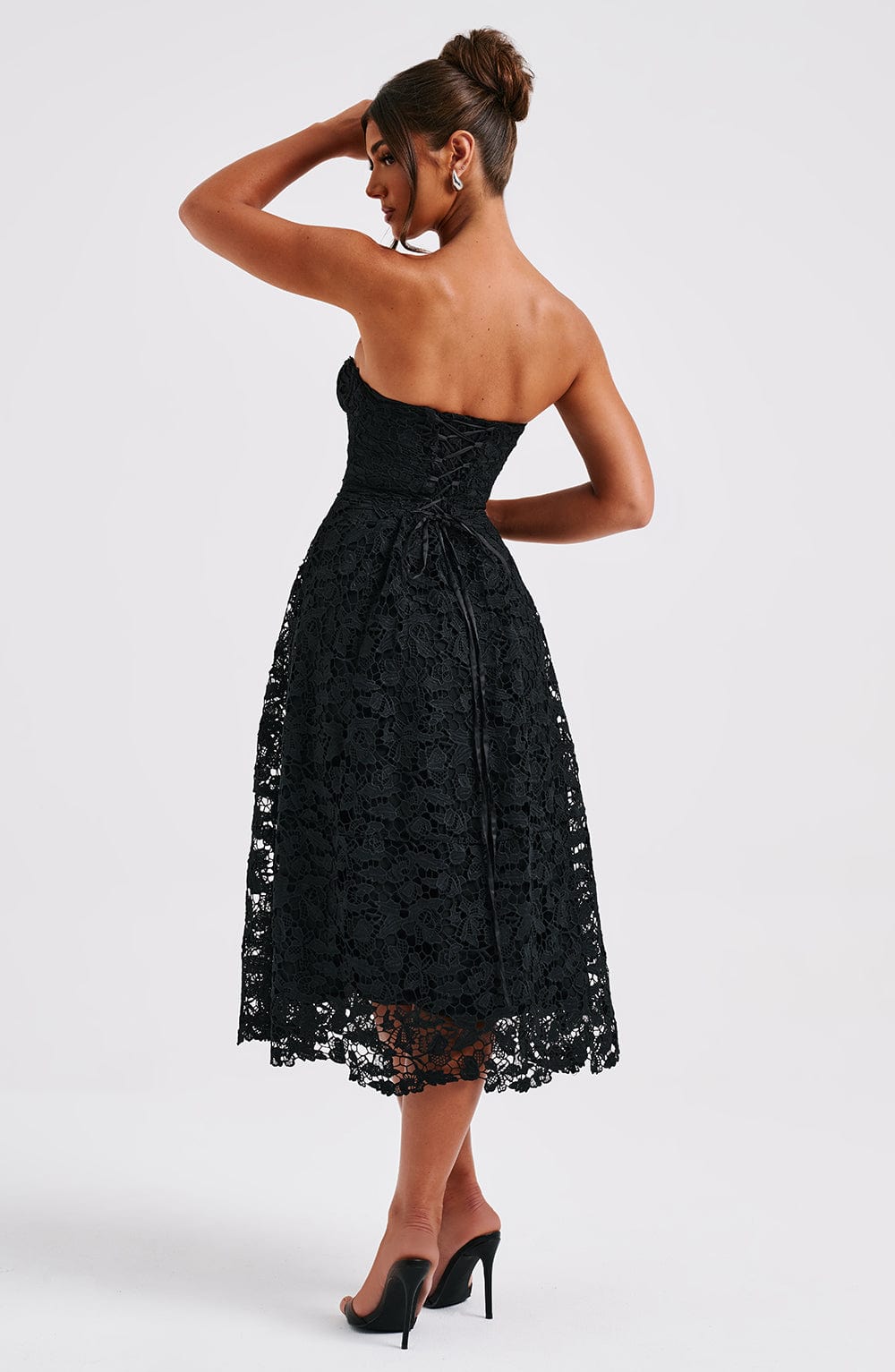 Vestido Midi Ishani - Negro