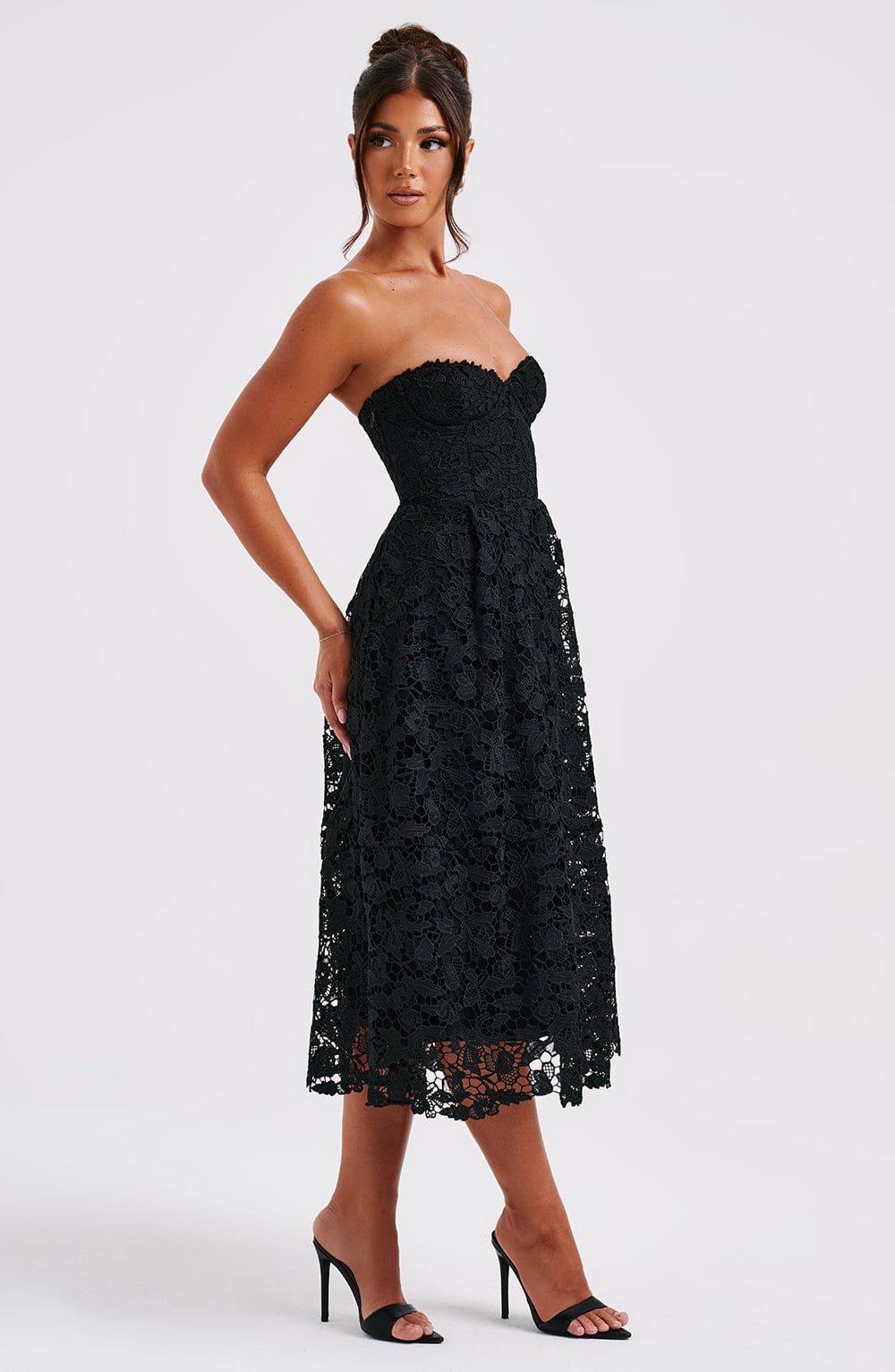 Vestido Midi Ishani - Negro